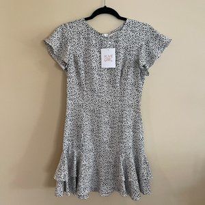 Alive Girl Black and White Mini Dress